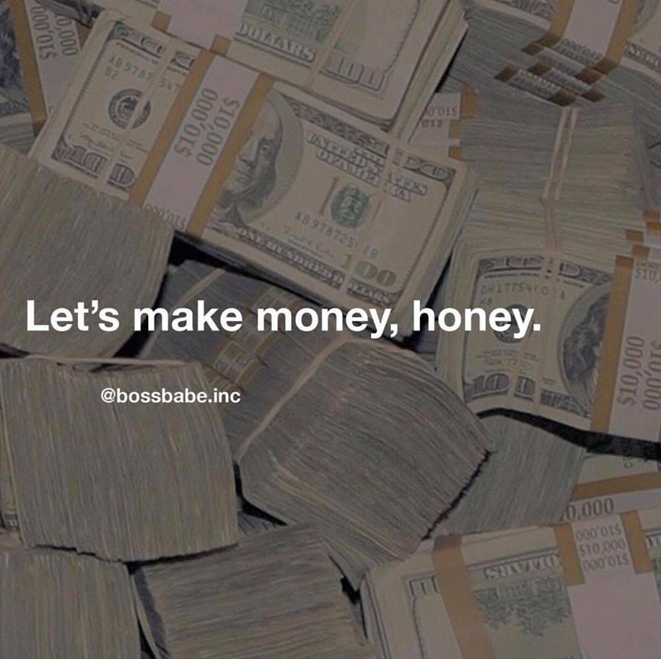 Money making babe